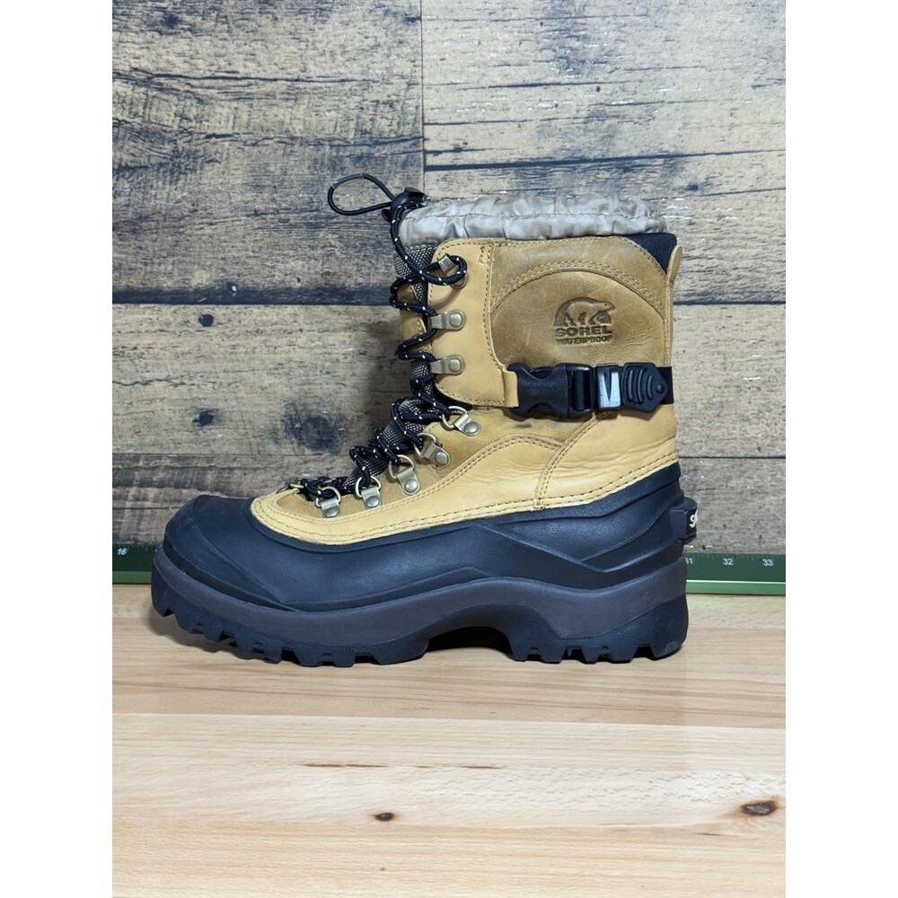 🔥Sorel Conquest Boots Size 10 Waterproof Insulated Leather NM1049 🔥EXCELLENT🔥